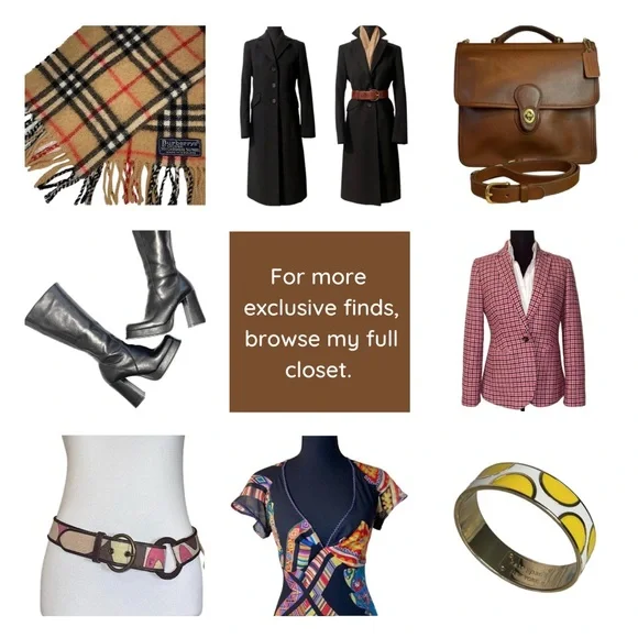 Wide Brown Leather Belt Oval Buckle 90s Size S/M - Picture 17 of 17